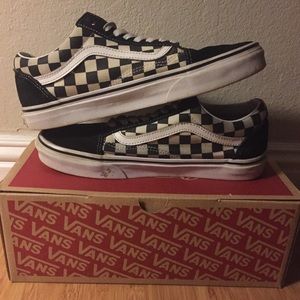 🛑Checkerboard Vans🛑